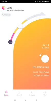 Period Tracker Luna, Period & Ovulation Calendar android App screenshot 1